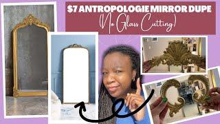 DIY Anthropologie Mirror Dupe | high-end decor on a budget