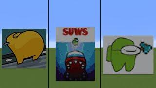 Minecraft: Which Among Us looked the most SUS?  #Shorts