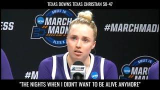 TCU's Hailey Van Lith Cries During Powerful Testimony #tcu