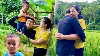 Happiness Returns: Pao and Huong and baby Bon reunite after the storm || Wild girl - Huong