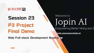 Jobpin AI Project FinalDemo | 23rd Full-Stack | Australian IT