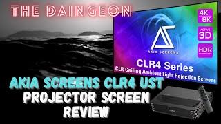 Akia Screens CLR4 UST Projector Screen Review!