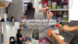 Organização das Compras do mês  | Patê de atum fácil | Faxina na geladeira 