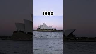 Evolution of the Sydney Opera House, 1973 - 2023. #shorts