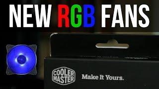 Cooler Master MasterFan 120 RGB (RGB Fans + Controller Showcase)