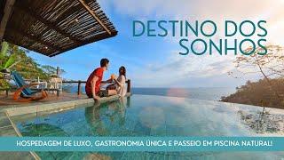 DESTINO DOS SONHOS EM ILHABELA -Hospedagem, piscina natural e restaurante incrível