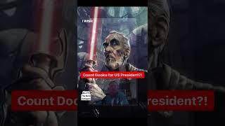 No democrat or republican, we’re COUNT DOOKU followers here… #starwars #sithlord #jediorder #podcast