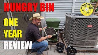 HUNGRY BIN ONE YEAR REVIEW 2023, Vermicomposting