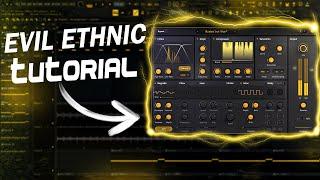 making evil ethnic beat inspired by Southside and Ronny J | Triplet Drum Tutorial