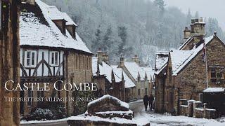 England’s Most Beautiful Village In The Snow - Castle Combe