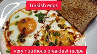 Turkish eggs/ മുട്ട കൊണ്ട് ഒരു ബ്രേക്ഫാസ്റ് #easybreakfastrecipe #turkisheggs #easyeggrecipe