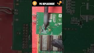 Antminer Hashboard Repair: T17 PIC Replacement #shorts