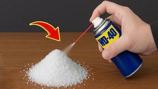 Mix wd 40 with salt You Will not Believe the Incredible Result | Creation Tips