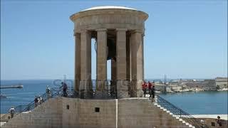 Malta Siege Memorial Bell starting to ring