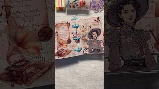 Journal With Me ASMR |Vintage Style |#asmr #journaling #scrapbooking