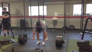 Matt Reynolds 715 Raw Deadlift STRONG Gym