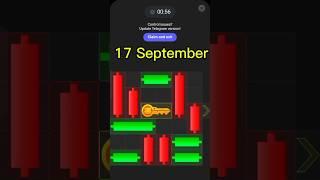 Key 59! 17 September how to solve mini game Puzzle in hamster Kombat / 17 September  Mini Game today