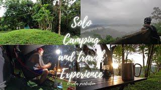 Solo camping adventure sea of clouds noisy crickets.. Night 3