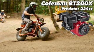 Coleman BT200X Mini Bike Performance Parts, Build, predator 224 Ghost 212cc Part 2