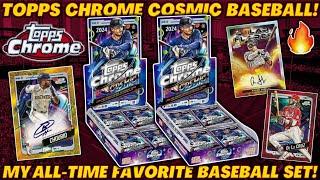 *UNREAL PULLS! 2024 TOPPS CHROME COSMIC BASEBALL HOBBY BOX REVIEW!️