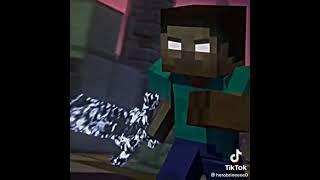 Minecraft Animations Herobrine  #shorts #minecraft #animation #herobrine