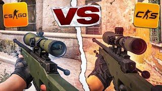 CS:GO vs CS2 - Weapons Comparison