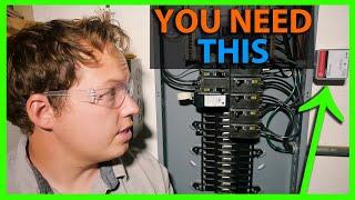 How To Install a Surge Protector in Main Panel - Best SPD Location & NEC Type 1, 2, 3, & 4 Explained