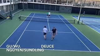 DOUBLES SET WITH ANDREW GU AND RAY WU VS DANIEL NGUYEN AND JT SUNDLING