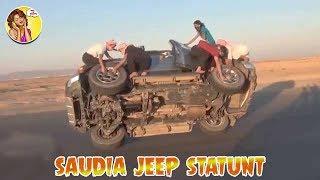 Jeep Driving Saudi | Jeep Stands two Wheels |automobile tv genre | WHat A Status