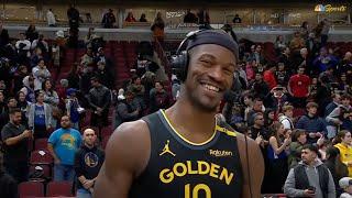 Jimmy Butler reacts to making his Warriors DEBUT: I am very joyful if you can't tell | NBA on ESPN