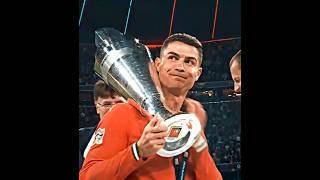 Ronaldo Lifting the National League Trophy | Ronaldo Edit | Mente ma (slowed)