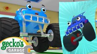 Monster Truck Artistic Make Over | GECKO'S GARAGE | Moonbug Kids - Art for Kids ️