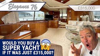 Would you Buy a Super Yacht for just £315,000 ?