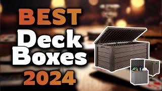 Top Best Deck Boxes in 2024 & Buying Guide - Must Watch Before Buying!