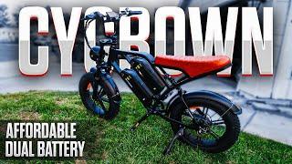 Cheap DUAL BATTERY Ebike - Cycrown CycHunter Review