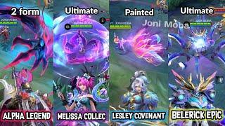 7 NEW SKIN GAMEPLAY & RELEASE DATE/TANGGAL RILIS - COVENANT SKIN, ALPHA LEGEND, MELISSA, JOY & MORE