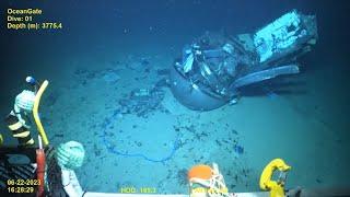 Coast Guard releases more video of Titan submersible wreckage at bottom of ocean