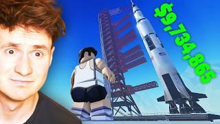 Launching a Max Rocket Ship in Roblox