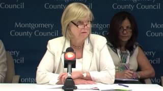 County Council President Nancy Floreen June 20, 2016 News Briefing