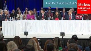 WATCH: Latino Business Owner Asks Trump How He'll Improve Economy At Campaign Event In Miami, FL