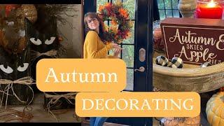 Simple Fall Decorating! #falldecor #fall #homedecor #decoratewithme #simplehome autumn