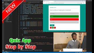 How to Build a Basic Quiz App in JavaScript Step by Step with Source Codes(2020)