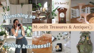 i opened my own antique store!!! Moonlit Vintage has LAUNCHED  haul, business info + more!!