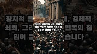476년 서로마 제국멸망 히스토리
