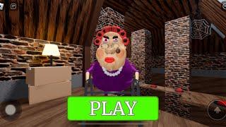 ESCAPE EVIL GRANDMA! (FIRST PERSON OBBY) - Roblox Gameplay Walkthrough [4K] #roblox #scaryobby