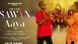 Sawan Aya - V boY X ZB | Official Music Video | Music- ExE | Bam Bhole New Rap Song 2021|Viral song