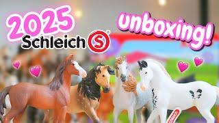 UNBOXING the NEW 2025 Schleich Horses! HUGE Schleich HAUL!