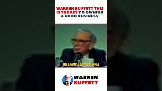 Warren Buffett This is The KEY to Owning a Good Business #shorts