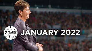 2 Minute Window: January 2022 | Joyce Meyer Ministries