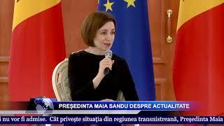 Maia Sandu despre actualitate